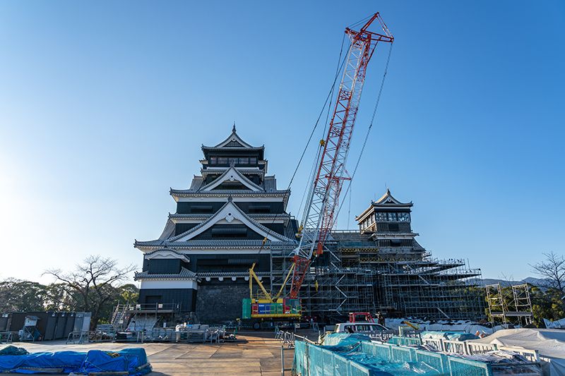 Lâu đài Kumamoto phục hồi sau trận động đất năm 2016